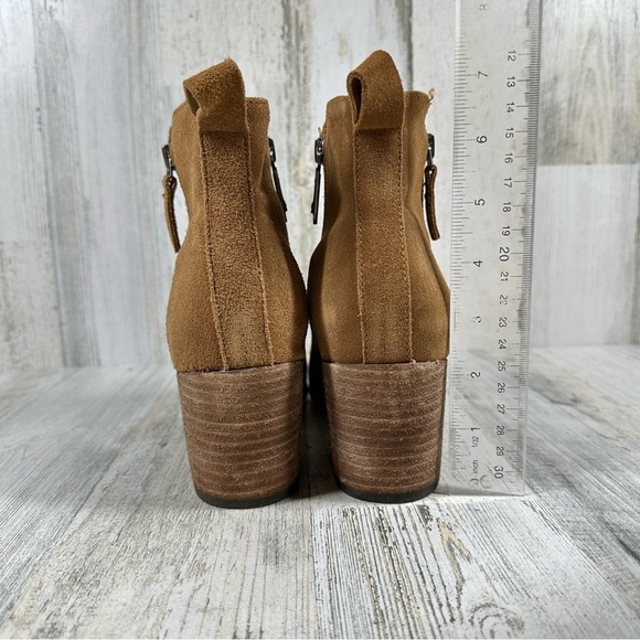 Blondo Women's Siena Boot Waterproof Block Heel Black Leather Zip Bootie #1288 - Picture 10 of 14